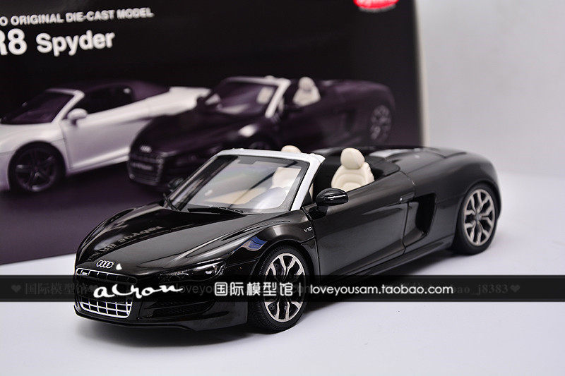 【専用】アウディR8 Spyder ミニカー 1/18 Audi R8 Spyder V10 Suzuka Grey 1:18 – Norev