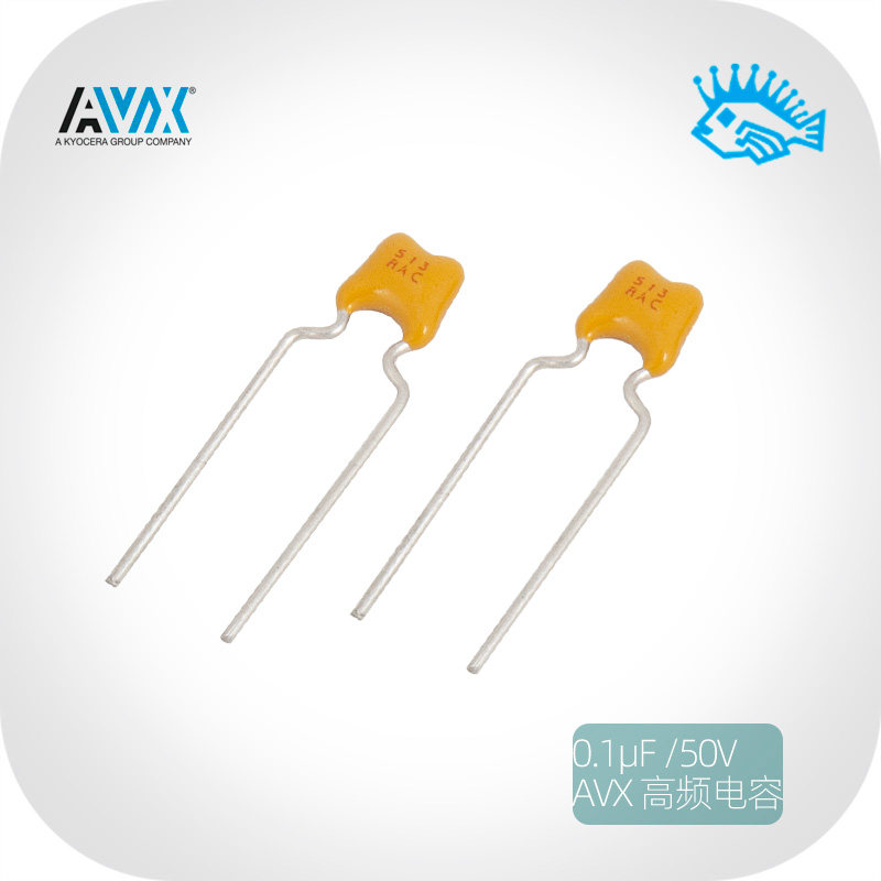0 1uF 50v US AVX 104K 100n Imported Multilayer Ceramic High Frequency Capacitor hifi Power Supply Decoupling