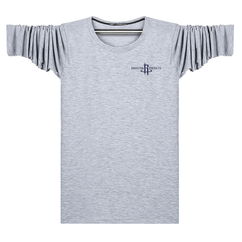Đặc biệt hàng ngày mùa thu áo thun nam dài tay cộng với phân bón XL cotton tròn cổ thanh niên thể thao áo thun nam áo polo nam