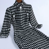 Зимнее ципао, ретро платье, увеличенная толщина, 2020 года, китайский стиль, в стиле Шанель, подходит для подростков