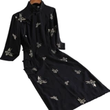 Ципао, демисезонное длинное платье, 2021 года, китайский стиль