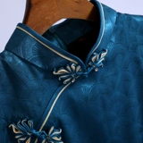 Демисезонное ципао, длинное винтажное платье, 2020 года, китайский стиль