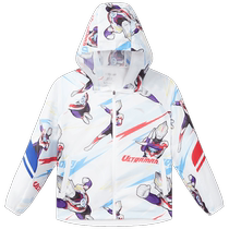 Ultraman IP Anta childrens sun protection clothing mens 2024 summer new childrens breathable sports top jacket