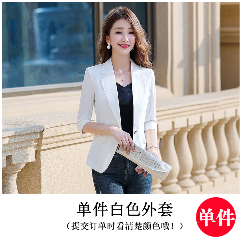 phụ nữ màu đỏ phù hợp với áo khoác 2020 mùa xuân mới Hàn Quốc phiên bản của mỏng ngắn chuyên nghiệp phù hợp với áo khoác giản dị