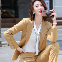 Small suit suit female British style fashion temperament formal business autumn overalls Korean professional suit jacket