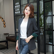 Fried street small suit jacket female Korean version of leisure British style design sense small net red hanging sense suit jacket spring and autumn