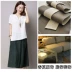 Sản phẩm mới màu cơ bản rắn màu cotton lanh lanh vải lanh mỏng vải lanh thủ công DIY vải thêu nền vải tici Vải vải tự làm