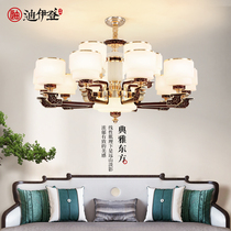 New Chinese chandelier living room lamp 2021 New Chinese style modern restaurant villa compound building large lamp 3319