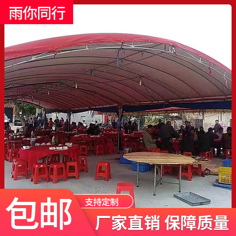 Banquet tent cloth coated silver top cloth surrounding wine shed outdoor cloth red and white wedding shed cloth awning canopy thick cloth