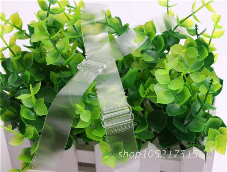 Có thể điều chỉnh dây đeo vai vô hình trong suốt áo ngực dây đeo đồ lót dây đeo áo ngực rộng 1,8 cm - Vai tráng dây áo lót đẹp