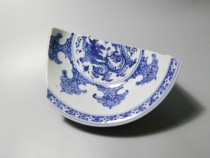 Ming Dynasty Chenghua blue and white vanilla Dragon dragon pattern multi-level decoration grade very high ancient porcelain specimens