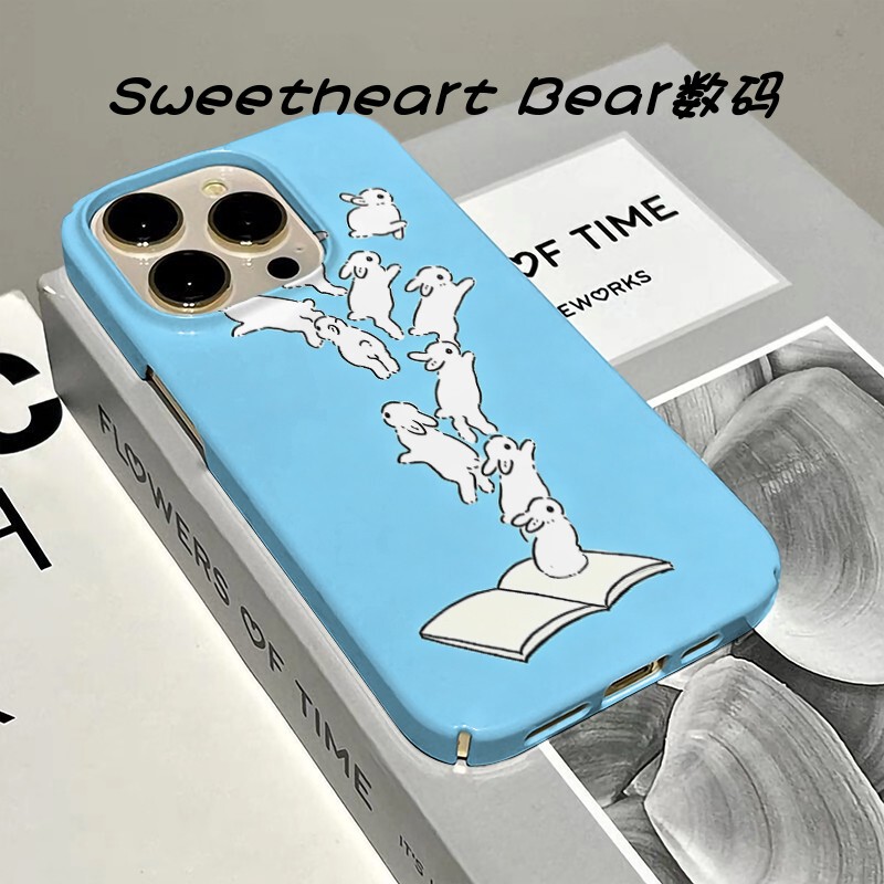 Cute Rabbit Jumping on Film Design Phone Case for iPhone 18 Pro, Niche 17 Pro Max Hard Case, Mate 50 for Women, New 16, Nova 7 Couple Case, Mi 13/14, Android 70, Niche 15 Pro/X Cute Rabbit Jumping on Film Design Phone Case for iPhone 18 Pro, Niche 17 Pro Max Hard Case, Mate 50 for Women, New 16, Nova 7 Couple Case, Mi 13/14, Android 70, Niche 15 Pro/X