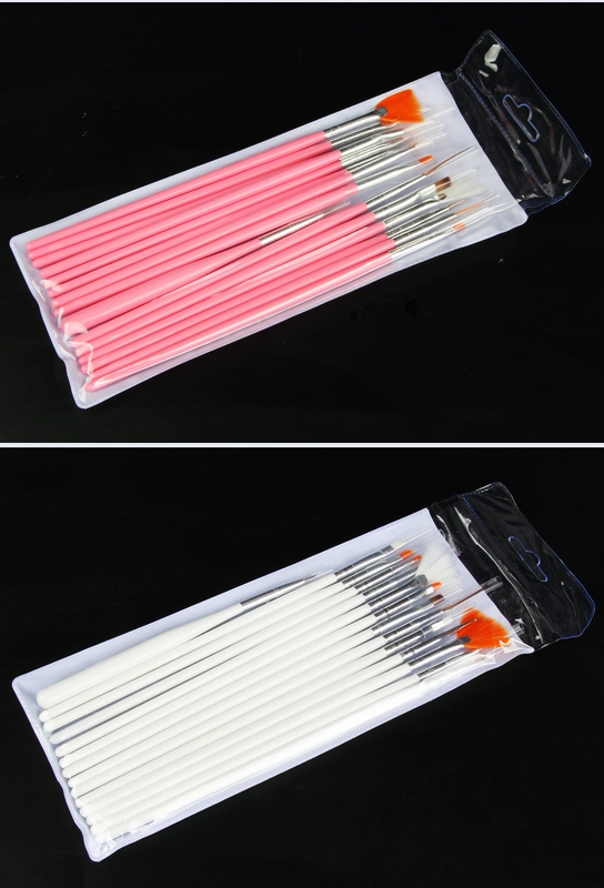 15 cây bút Nail set set người mới bắt đầu khoan sơn bút vẽ đường bút vẽ bàn chải công cụ