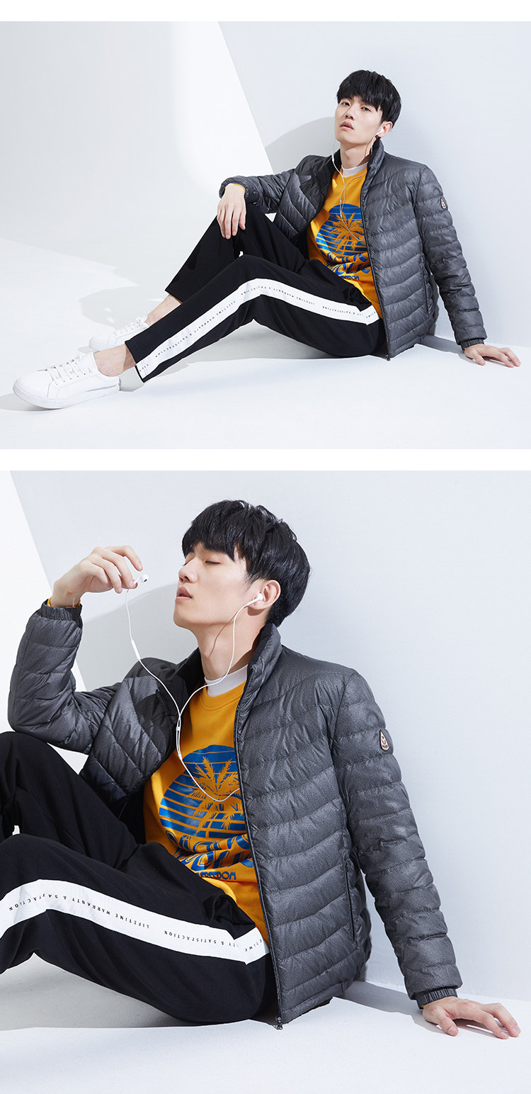 Blouson homme BOSIDENG    en Nylon - Ref 3119668 Image 46