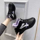 Рабочая зимняя высокая флисовая обувь, спортивные нескользящие комфортные туфли, против усталых ног, мягкая подошва