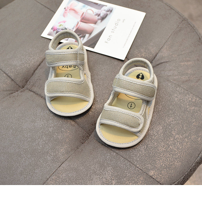Summer Mesh Anti-Drop Men's and Women's Soft Bottom Sandals for 0-1 Years Old — 9