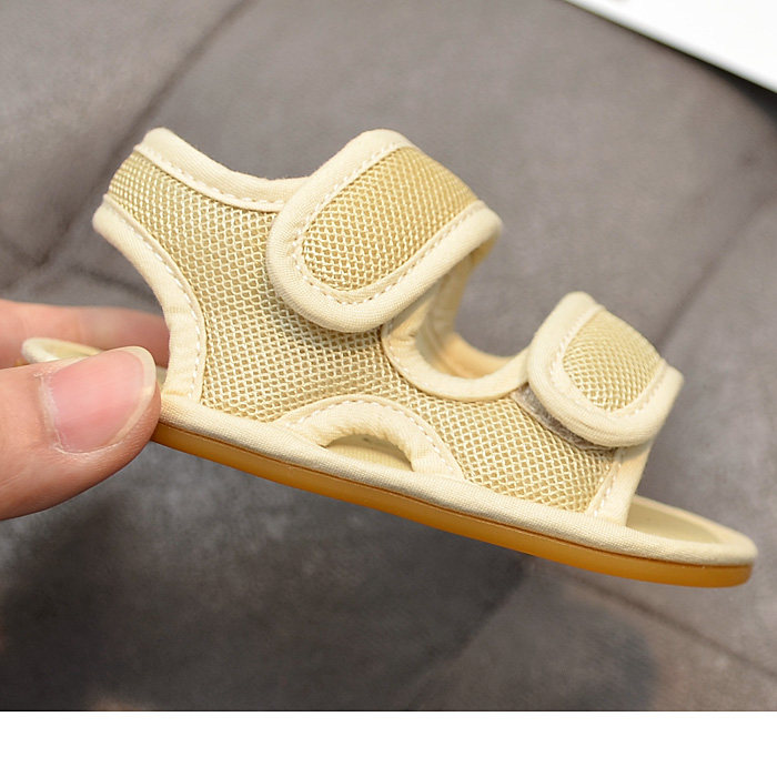 Summer Mesh Anti-Drop Men's and Women's Soft Bottom Sandals for 0-1 Years Old — 4