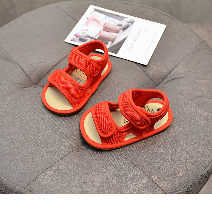 Summer Mesh Anti-Drop Men's and Women's Soft Bottom Sandals for 0-1 Years Old — 24