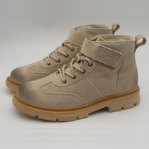 Rare out of stock to pick up foreign trade factory original inventory clearance Martin boots men Korean version of tide leather high mens boots