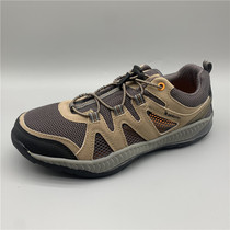 Foreign trade original single stock tail mens shoes breathable hollow mesh outdoor hiking shoes non-slip shoes mens