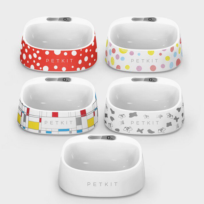 Star cat Xiaopei intelligent weighing pet dog food bowl bowl cat dog bowl cat bowl poodle rice bowl weighing dog bowl