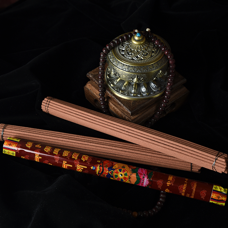 Temple Tibetan incense Lableng Tibetan incense Refined bundle tied incense Lengthen incense thickened line Incense Lying incense Marriage