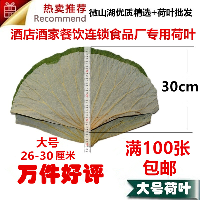 Large whole lotus leaf natural dried lotus leaf made lotus leaf rice wrapped rice steamed rice lotus leaf chicken called flower chicken glutinous rice chicken