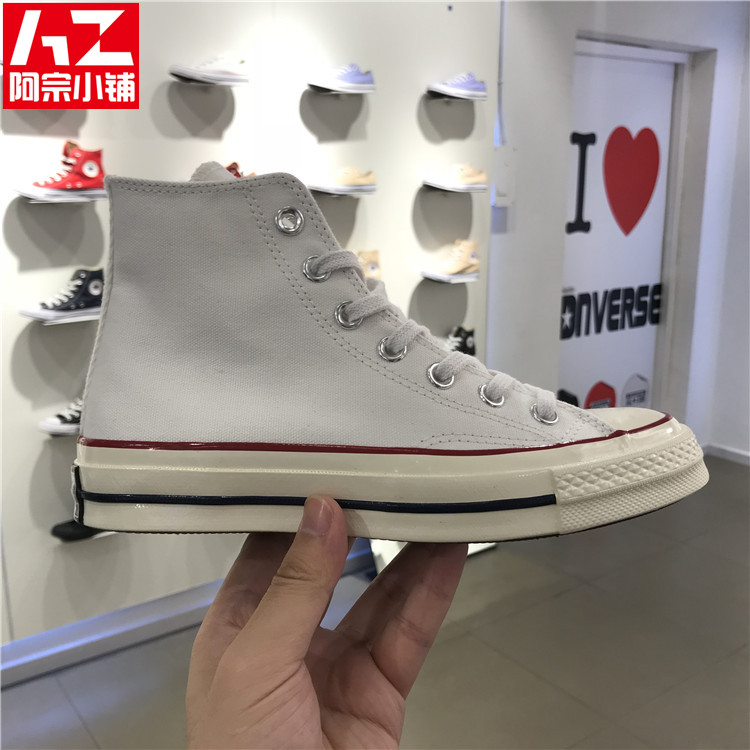 Converse 1970s Samsung tiêu chuẩn màu đen cao giúp nam và nữ giày vải retro 162050C 162058C giày sneaker nam đẹp