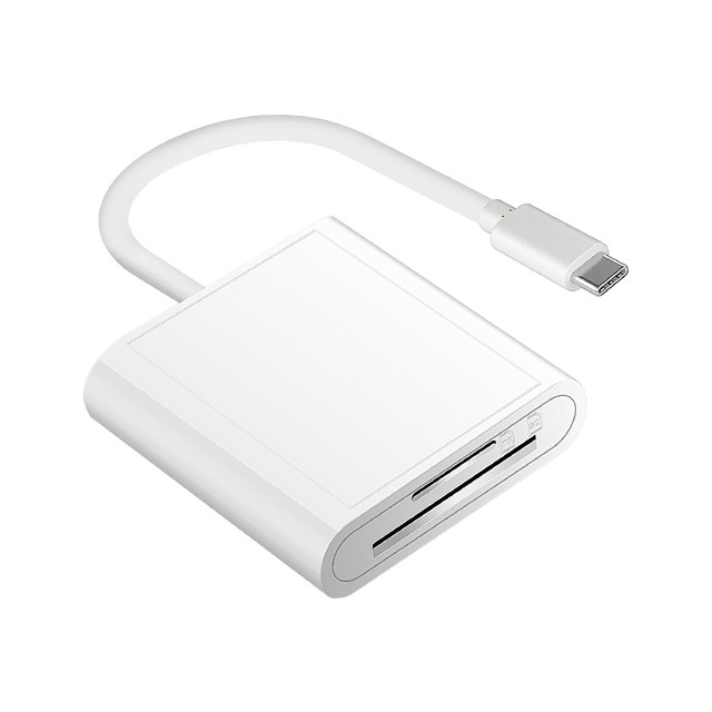Shumei Sd Otg Card Reader Lightning Interface for Mobile Phones, Computers, Tablets, Type-C Card Reader, Plug and Play