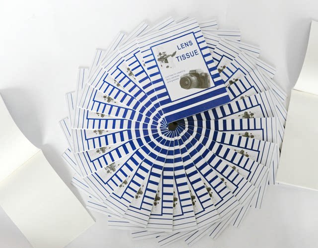 Thyssente Lens Cleaning Paper Lens Screen Cleaning Paper Lens Paper 30~50 sheets/book 7*10cm