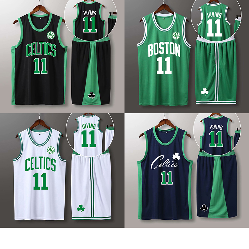 Owen jersey 11 Celtics basketball suit suit men's and women's summer children's game team uniforms customised