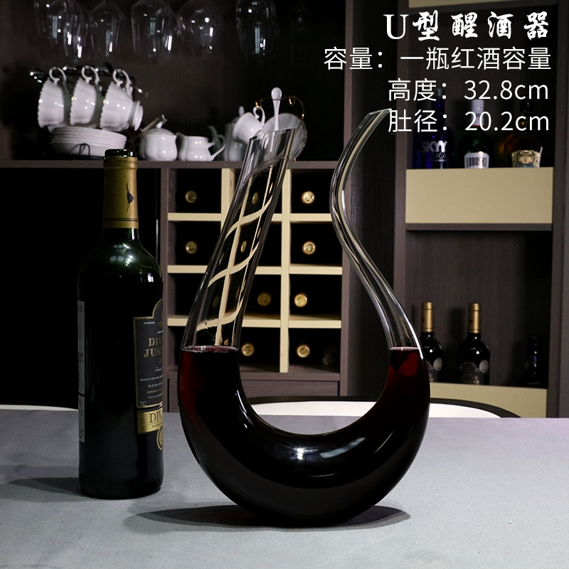 Pha lê rượu vang trắng decanter decanter hộ gia đình rượu vang ly rượu vang châu Âu rượu vang cá tính với quy mô