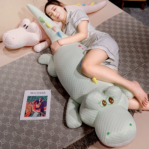 Подушка для сна, милая плюшевая игрушка, тряпичная кукла, крокодил, подарок на день рождения