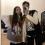 Mùa thu đông Hàn Quốc phiên bản lười gió buông thả hoạt hình không tay áo len áo len vest vest + áo sơ mi nữ đáy áo khoác len cardigan