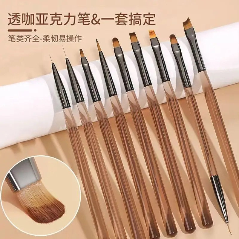 Nail Art Brush Set Japanese-Style Professional Painting Pens, Line Drawing Pens, Gradient Pens, French Manicure Gel Pens, Specialized Tools Nail Art Brush Set Japanese-Style Professional Painting Pens, Line Drawing Pens, Gradient Pens, French Manicure Gel Pens, Specialized Tools