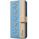 Flower Cutout Wallet Flip Phone Case for iPhone 17, 16, 15, 14 and 13