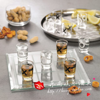 Leisure and entertainment wine cup tic-tac-toe tea restaurant toy