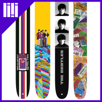 Perris The Beatles signature electric acoustic guitar leather strap 6 35CM