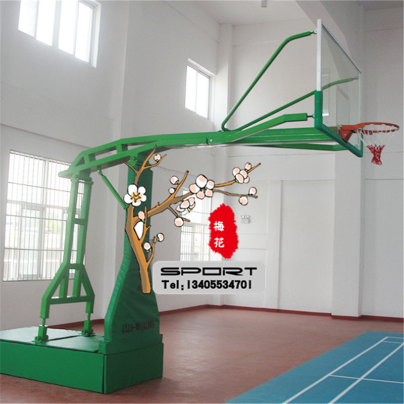 Advanced manual electric hydraulic basketball frame tempered glass elastic basket installation of door pack in Zhejiang - Shanghai