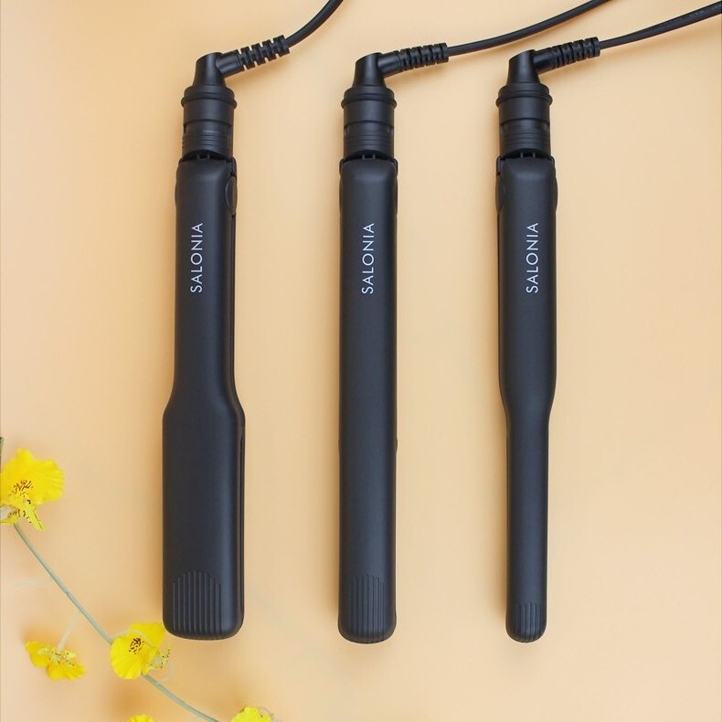 Japanese Imported Salonia Dual-Use Hair Straightener and Curler, Negative Ion Hair Straightener That Doesn'T Damage Hair Japanese Imported Salonia Dual-Use Hair Straightener and Curler, Negative Ion Hair Straightener That Doesn'T Damage Hair