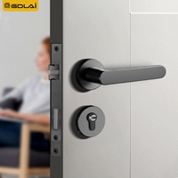 Немецкий дверной замок GDLAI, дверной замок для дома, спальни, бесшумный магнитный раскол, деревянная дверная ручка, универсальный замок