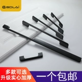 Немецкий ящик для дверей шкафа GDLAI потягивает руки Американский простой алюминиевый сплав Расширенный нордический черный шкаф