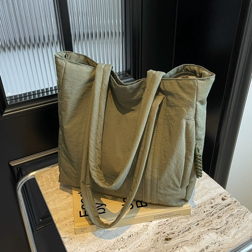 Универсальная вместительная и большая весенняя сумка через плечо, сумка на одно плечо, пуховик, городской стиль