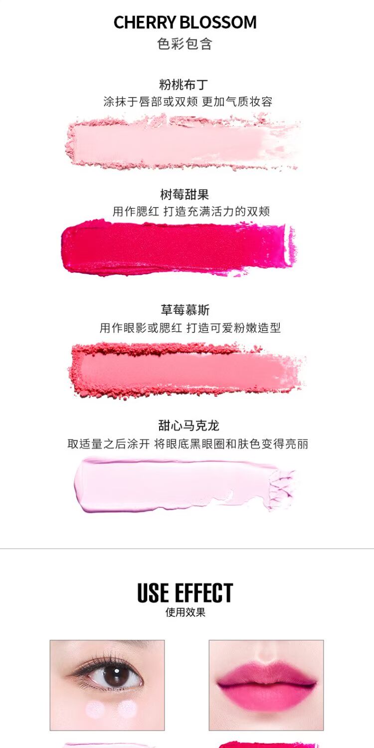Chosungah22 new triều Trung Quốc Sheng ya đầy màu sắc bốn màu má đầy đủ bộ khay trang điểm - Bộ sưu tập trang điểm bảng mắt huda beauty