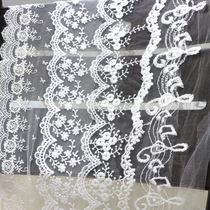White Lace Lace Accessories Mesh Yarn Handmade Diy Sleeves Collar Skirt Hem Curtain Decoration Clothes Clothing Fabrics