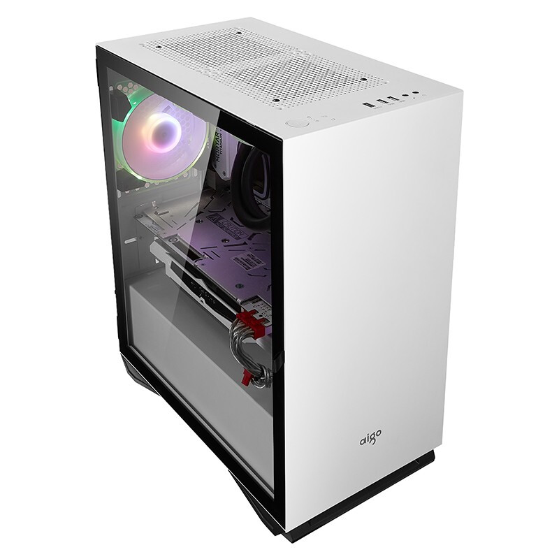 Patriot (aigo)YOGO M2 White (supports M-ATX motherboard tempered glass side penetration)