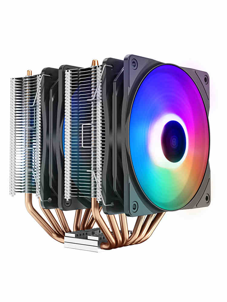 Kyushu Fengshen big frost tower CPU cooler 6 heat pipe i5 i7 silent amd fan RGB