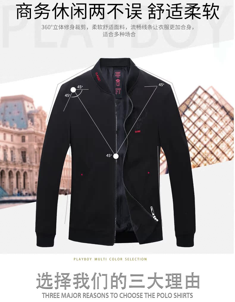 Blouson homme PLAYBOY     manches longues - Ref 3117619 Image 9