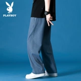 Playboy, осенние тонкие джинсы, универсальные штаны, свободный прямой крой, коллекция 2022