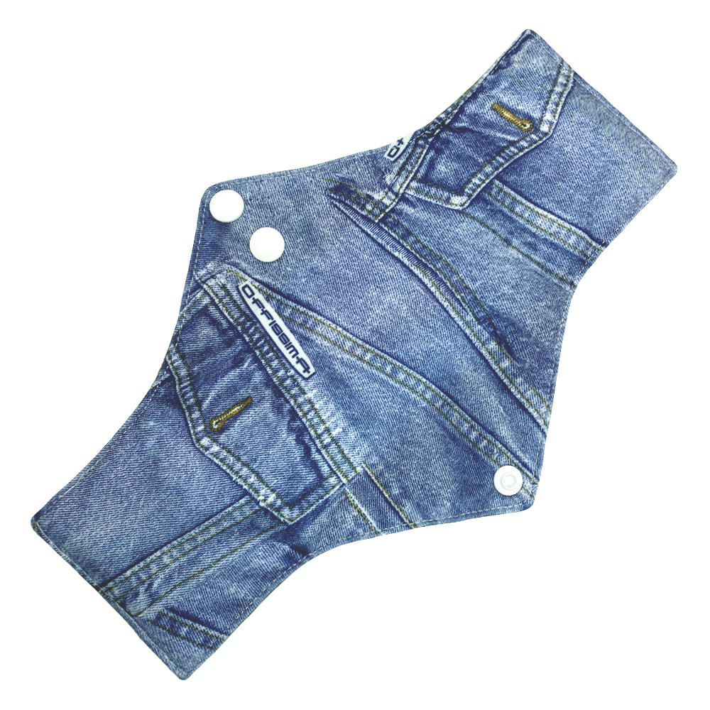 Goodbum washable cloth sanitary napkin 250mm physiological pad skin-friendly soft bamboo charcoal allergy pad easy to clean